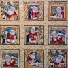 Discount Patchworkstoff The Spirit of Christmas Labels Weihnachtsstoffe