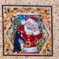 Discount Patchworkstoff The Spirit of Christmas Labels Weihnachtsstoffe