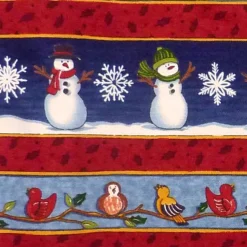 Hot Patchworkstoff Weihnachten Bordürenstoff Let it Snow Weihnachtsstoffe