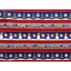 Hot Patchworkstoff Weihnachten Bordürenstoff Let it Snow Weihnachtsstoffe