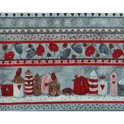 Weihnachtsstoffe|Patchwork und mehr Patchworkstoff Weihnachten Bordürenstoff Snowmen