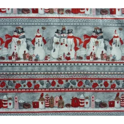 Weihnachtsstoffe|Patchwork und mehr Patchworkstoff Weihnachten Bordürenstoff Snowmen