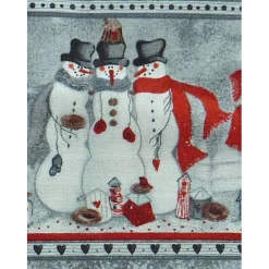 Weihnachtsstoffe|Patchwork und mehr Patchworkstoff Weihnachten Bordürenstoff Snowmen
