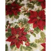 New Patchworkstoff wunderschöne rosefarbene Christrose auf hellgrünem Hintergrund Moda Weihnachtsstoffe