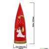 Sale Personalisierbare rote Weihnachtskerze in Kegelform mit Engel & Stern – Deko für Advent & Weihnachten Kerzen & Beleuchtung