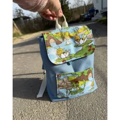 Best Personalisierbarer Kindergartenrucksack - Biene Maja personalisierbar mit Namen - Rucksack in Wunschfarbe aus Canvas Kinder Kinderrucksack