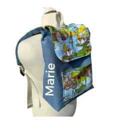 Best Personalisierbarer Kindergartenrucksack - Biene Maja personalisierbar mit Namen - Rucksack in Wunschfarbe aus Canvas Kinder Kinderrucksack