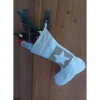 Clearance Personalisierbarer Nikolausstiefel aus Baumwolle und Jute – Weihnachtstiefel mit Namen Nikolausstiefel
