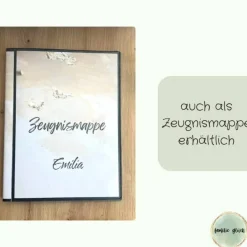 Sale personalisierbares Fotoalbum zur Aufbewahrung von Klassenfotos im Kunststoff Hardcover, mit 20 dokumentenechten Folien Kinder Einschulung
