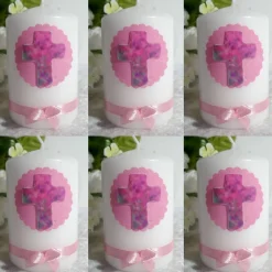 Personalisierte Gastgeschenke-Kerzen: TAUFE * KOMMUNION * GEBURT * Mitgebsel " Gastgeschenk * Gastkerze * Tischdeko Taufkerzen