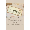 Discount Personalisierte Geldgeschenk-Karte zum 80. Geburtstag – Handgemachte Glückwunschkarte mit Umschlag Glückwunschkarten