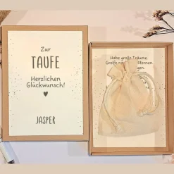 Geldgeschenke|Fancy CraftHacks Personalisierte Geschenkbox als Taufgeschenk für Jungen und Mädchen | Geldgeschenk zur Taufe