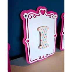 Clearance Personalisierte Girlande/Kinderzimmer Dekoration/Taufe/Geburtstag/Kommunion Dekoration