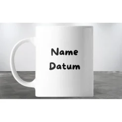 Geschenke|Katis Plotterei Personalisierte Keramiktasse (325ml) mit Kindermalerei – Einzigartiges Geschenk & Erinnerung