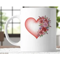 Sale Personalisierte Keramiktasse mit Wunschtext & Herzmotiv – 325 ml Unikat Geschenke