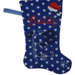 Nikolausstiefel|Stickstube Eckental Personalisierte Nikolausstiefel mit  American Bulldog Motiv
