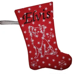 Clearance Personalisierte Nikolausstiefel mit Chihuahua Motiv Nikolausstiefel