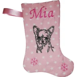 Discount Personalisierte Nikolausstiefel mit Chihuahua Motiv Nikolausstiefel