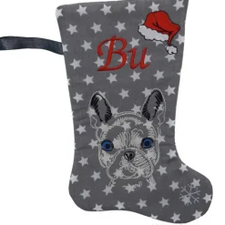 Personalisierte Nikolausstiefel mit Französische Bulldogge Motiv Nikolausstiefel