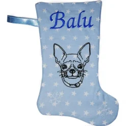 Outlet Personalisierte Nikolausstiefel mit Chihuahua Motiv Nikolausstiefel