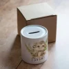 Discount Personalisierte Spardose *Safari Tiere - Affe* aus Keramik mit Name / Geschenk für Kinder zur Einschulung Geldgeschenke