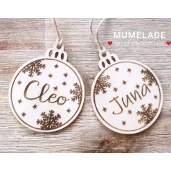 Sale Personalisierte Weihnachtskugel Baumschmuck Personalisierbar