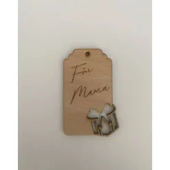 Geschenkeanhänger|Plotter Biestli personalisierter Geschenkanhänger aus Holz