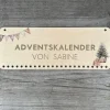 Personalisierter Holz-Adventskalender Adventskalender