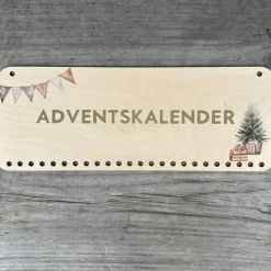 Personalisierter Holz-Adventskalender Adventskalender