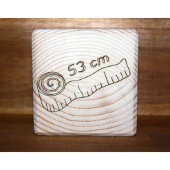 Outlet personalisierter Holzwürfel/Erinnerungswürfel mit Geburtsdaten aus Fichtenholz, naturbelassen Geschenke