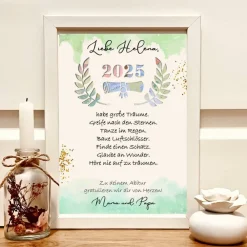 Discount Personalisiertes Andenken als Geldgeschenk zur Abschlussfeier – Bilderrahmen für Abitur, Bachelor, Master, Staatsexamen & Studium Geschenke