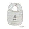 Geschenke|Handmadelovebytanja personalisiertes besticktes Babyset,  Kapuzenhandtuch und großes Lätzchen mit süßem Fuchs und Namen, Geschenkidee Geburt