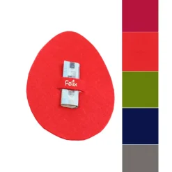 Geschenkverpackungen|Mein Name Personalisiertes Filzei rund mit Einstecklasche in verschiedenen Farben - Geldgeschenkverpackung zu Ostern mit Name