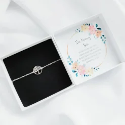 Sale Personalisiertes Firmung Geschenk Mädchen – Armband mit personalisierter Geschenkbox Schmuck