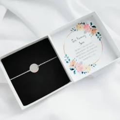Sale Personalisiertes Firmung Geschenk Mädchen – Armband mit personalisierter Geschenkbox Schmuck