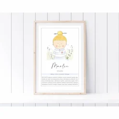 Personalisiertes Geburtsposter - Sternzeichen / Tierkreiszeichen Schütze für Junge o. Mädchen (bitte wähle Motiv) Geschenke