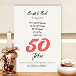 Sale Personalisiertes Geldgeschenk zur goldenen Hochzeit – Unvergessliches Andenken & kreative Geschenkidee Geldgeschenke