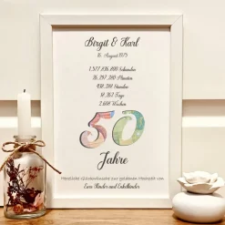 Sale Personalisiertes Geldgeschenk zur goldenen Hochzeit – Unvergessliches Andenken & kreative Geschenkidee Geldgeschenke