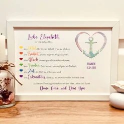 Geldgeschenke|Fancy CraftHacks Personalisiertes Geldgeschenk zur Firmung - Firmungsgeschenk Bilderrahmen - Verpackung Geld im Bild