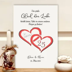 Sale Personalisiertes Geldgeschenk Silberhochzeit – Einzigartiges Erinnerungsstück mit Namen & Datum Geldgeschenke