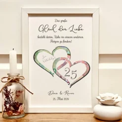Sale Personalisiertes Geldgeschenk Silberhochzeit – Einzigartiges Erinnerungsstück mit Namen & Datum Geldgeschenke