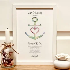 Personalisiertes Geldgeschenk zur Firmung – Geschenkidee für Jungen & Mädchen mit Anker-Motiv Geldgeschenke