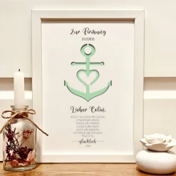 Personalisiertes Geldgeschenk zur Firmung – Geschenkidee für Jungen & Mädchen mit Anker-Motiv Geldgeschenke