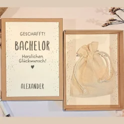 Online Personalisiertes Geldgeschenk zum Bachelor – handgemachte Geschenkbox zum Studienabschluss Geschenke