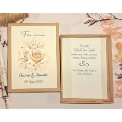 Sale Personalisiertes Geldgeschenk zur Hochzeit – Vintage Hochzeitsgeschenk mit Rosen & Geschenkbox Geldgeschenke