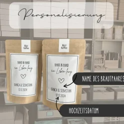 Sale Personalisiertes Hochzeitsgeschenk für das Brautpaar, Geschenkset zur Hochzeit, Geschenkidee Hochzeit, 30 Hochzeitsgeschenke