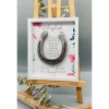 Sale Personalisiertes Hochzeitsgeschenk mit echtem Hufeisen – Einzigartiges Wandbild zur Hochzeit Hochzeitsgeschenke