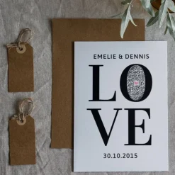 Hot Personalisiertes Hochzeitsgeschenk | Pärchen Love Story | QrCode Geschenkkarte Hochzeitsgeschenke