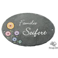 Discount Personalisiertes Schiefer Türschild – Einzigartiges Hochzeitsgeschenk mit Name, wetterfest & handgemacht Hochzeitsgeschenke