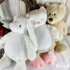 Sale Personalisiertes Stofftier mit Tasche | Rentier Kuscheltier mit Namen | Weihnachtsgeschenk für Kinder | Geschenk zu Weih Weihnachtsgeschenke